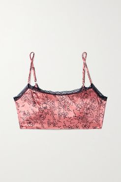 ERES Tradition Stretch-leavers Lace Underwired Soft-cup Bra - Black on COOLS
