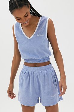 Urban Outfitters Iets frans Collared Bungee Hem Top