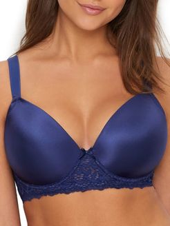 Camio Mio Lace Unlined Side Support Bra 30G, Hazel/Barely There at   Women's Clothing store