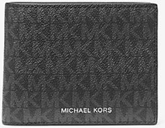 michael kors harrison leather long wallet men