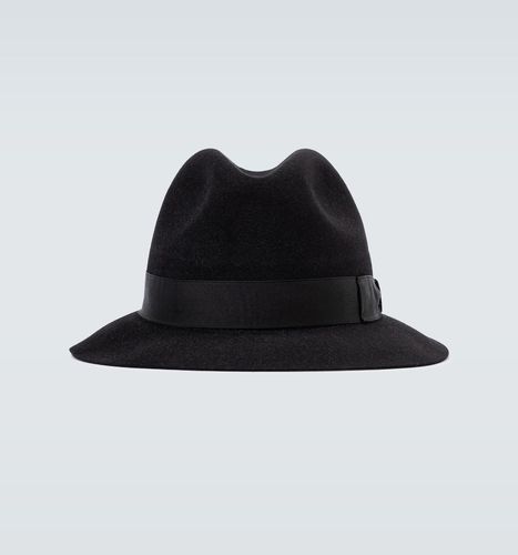 Black BORSALINO Marengo fedora hat on COOLS