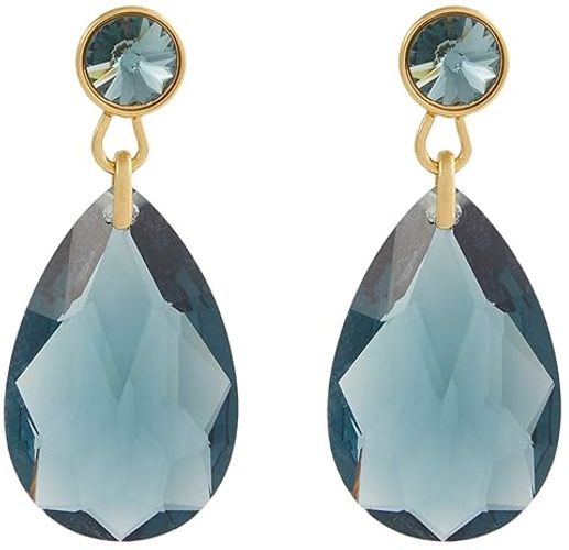 ALEXANDER MCQUEEN Chandelier silver-tone Swarovski crystal earrings