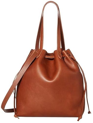 Madewell The Foldover Transport Tote In Dark Cabernet