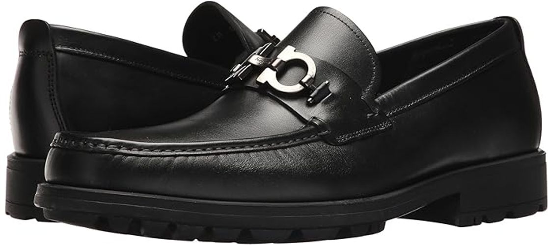 Black SALVATORE FERRAGAMO David Loafer (Black) Men's Slip on Shoes 11.5 on  COOLS