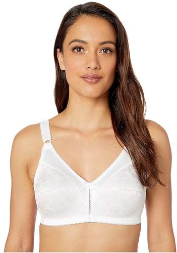 Bali Women's Double Support Lace Wirefree Bra White