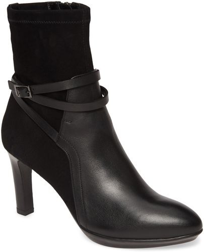 Black NORDSTROM RACK Aquatalia Ryann Water Resistant Bootie at