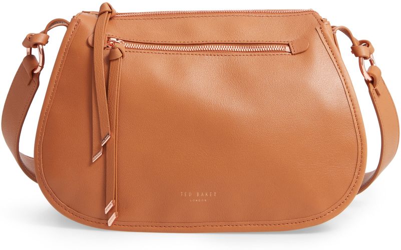 Tan NORDSTROM RACK Ted Baker London Heatherr Curved Leather