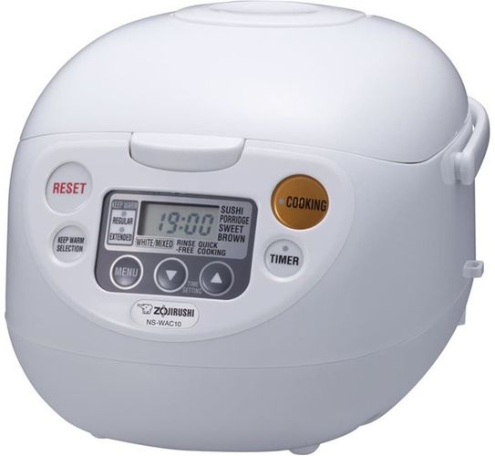 Zojirushi Neuro Fuzzy Rice Cooker and Warmer, 10 Cup (Uncooked), Premium  White 