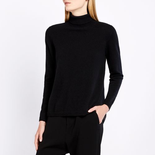 Black CO Cashmere Turtleneck in Black, X-Small 12 - 14 (L) on COOLS