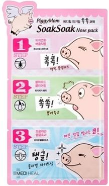 Piggy Mom SOAK-SOAK pack Maschere viso purificanti 6 g unisex
