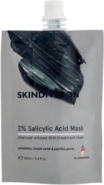 Maschera All'acido Salicilico Al 2% Maschere carbone attivo 100 ml unisex