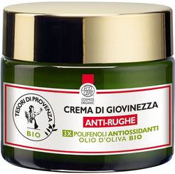 Crema di Giovinezza, Con Olio d'Oliva Biologico, Ricco in Polifenoli Antiossidanti, 50 ml Crema antirughe female