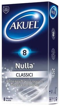 Akuel Nulla Classico Profilattico 8 pezzi