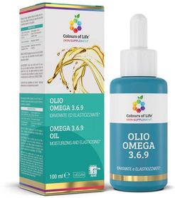 Colours of Life Olio Omega 369 Crema Corpo Idratante per Pelli Secche 100 ml