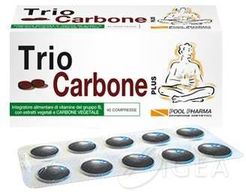 TrioCarbone Plus Integratore Benessere Intestinale 40 compresse