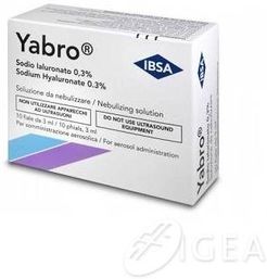 Yabro Sodio Ialuronato 0.3% Soluzione per Aerosol