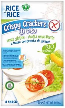 Crispy Crackers di riso biologici senza glutine e senza lievito