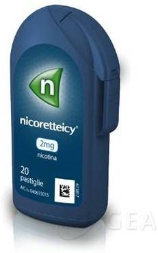 Nicoretteicy 2mg Prodotto contro la dipendenza da tabacco flacone 20 pastiglie