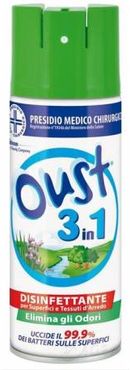 Oust 3 In 1 Disinfettante Superfici e Tessuti 400 ml