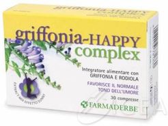 Griffonia Happy Complex Integratore Favorisce Tono dell'Umore 30 compresse