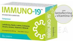 Immuno-19 Integratore Lattoferrina e Vitamina D 24 compresse