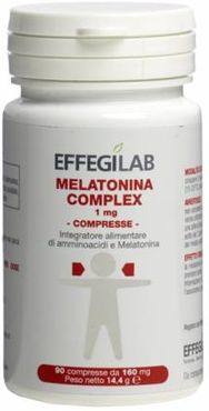 Melatonina Complex 1 mg Integratore per il sonno 90 Compresse