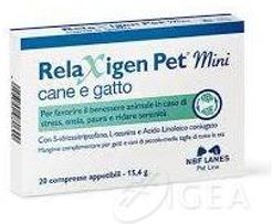 Relaxigen Pet Mini Mangime Complementare per Cani e Gatti 20 compresse