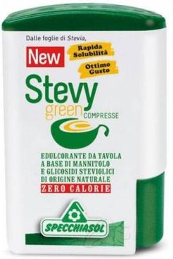 Stevy Green New Compresse Dolcificante a Base di Stevia 100 compresse