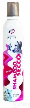Mousse Shampoo Secco per Cani e Gatti al Talco 400 ml