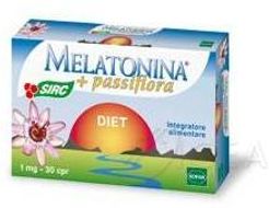 Melatonina Diet Integratore Alimentare con Melatonina e Passiflora 30 Compresse