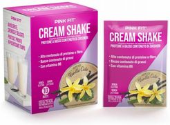 Pink Fit Cream Shake Integratore di Proteine Gusto Vaniglia 10 buste