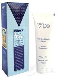 Codex V10 Oleogel trofico anti-invecchiamento di cute e mucose 50 ml