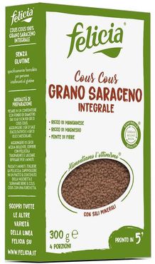 Felicia Cous Cous Grano Saraceno Integrale Senza Glutine 300 g