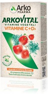Arkovital Vitamine C+D3 Difese Immunitarie 20 compresse