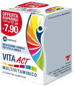 Vita ACT Multivitaminico Integratore antiossidante 30 compresse