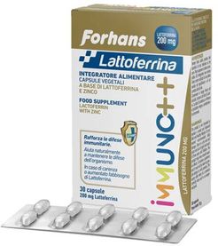 Lattoferrina Immuno++ Integratore di Lattoferrina 200 mg 30 capsule