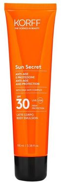 Sun Secret Fluid Lotion Protective Anti Age SPF30 Solare Corpo Protettivo e Antirughe 100 ml