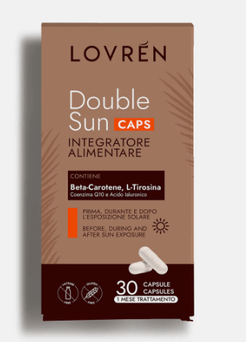 Lovren Double Sun Caps Integratore per Preparare la Pelle al Sole 30 capsule