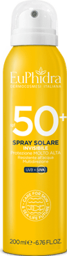 Spray Solare Invisibile SPF50+ Protezione per Viso e Corpo 200 ml
