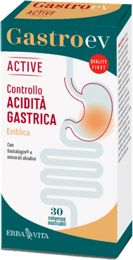 Gastro Ev Active Integratore Contro l'Acidità Gastrica 30 compresse