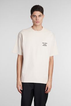 T-Shirt  in Cotone Beige