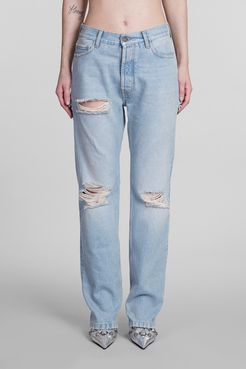 Jeans Naomi in Cotone Blu