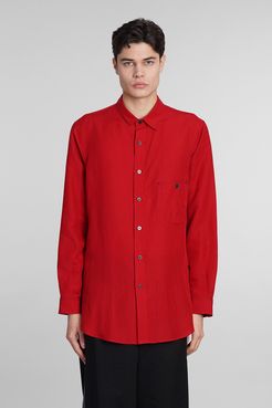 Camicia  in lino Rosso