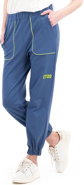 Pantaloni jogger con tasche applicate e stampa