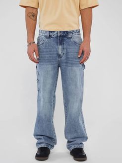 Guess Originals, X, Jeans Modello Carpenter Vita Alta, Blu, 31 