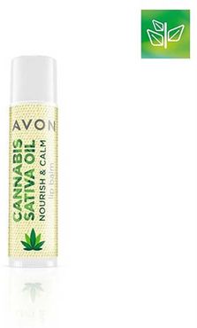 Avon Balsamo labbra Nourish & Calm all&#39;Olio di Canapa Sativa