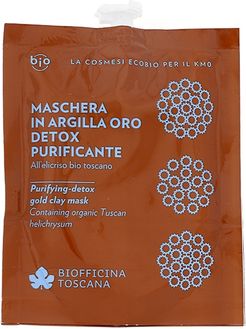 Maschera In Argilla Oro Detox Purificante 30 gr Biofficina Toscana