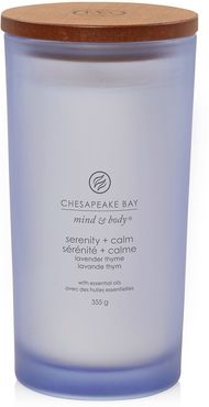 Serenity & Calm (Lavender Thyme) Candele In Vetro Grande 355 gr Chesapeake Bay Candle