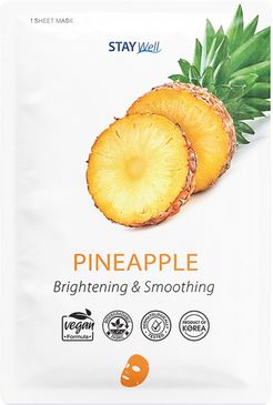 Vegan Sheet Mask - Pineapple Maschera All'Ananas Levigante Stay Well