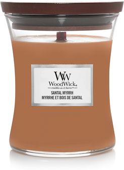 Santal Myrrh Candele in Vetro Media 275 gr Woodwick